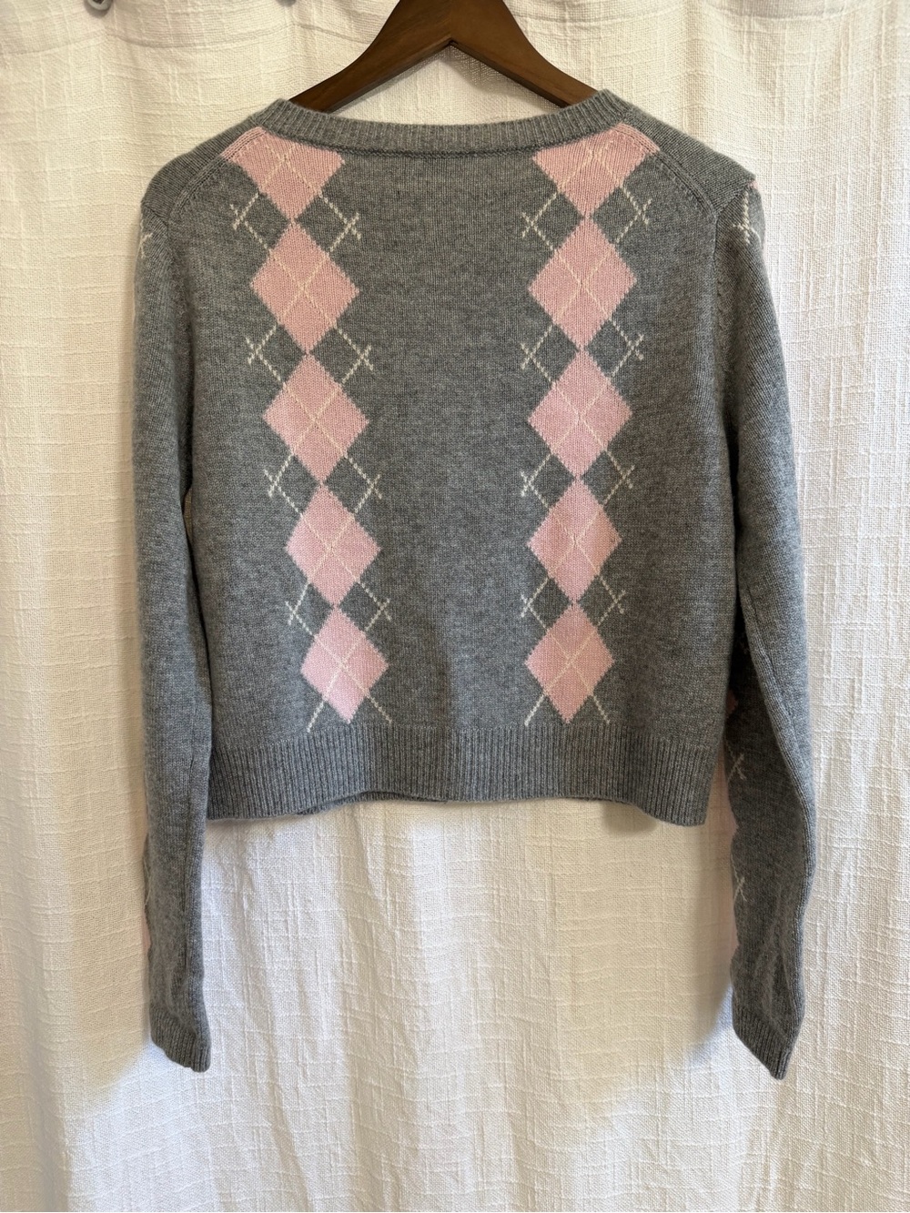 Reformation Clara Cashmere Crew Cardigan Sweater - Picture 5 of 8
